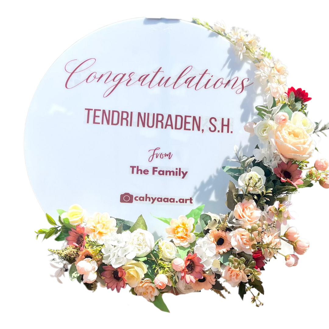 Papan Akrilik Ucapan